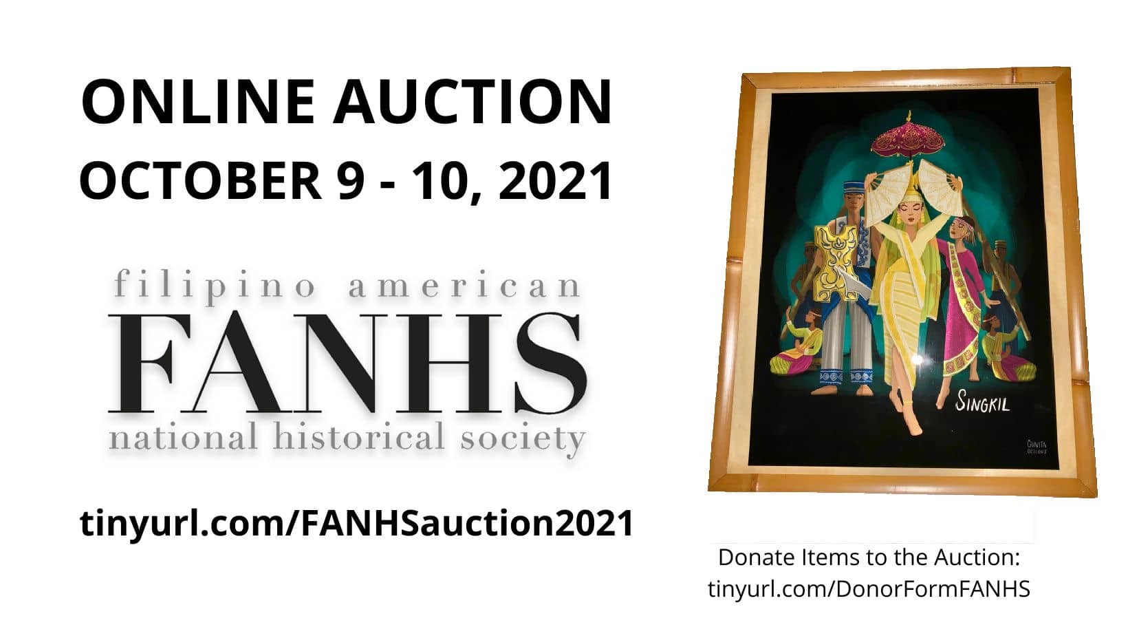 FANHS Online Auction Banner